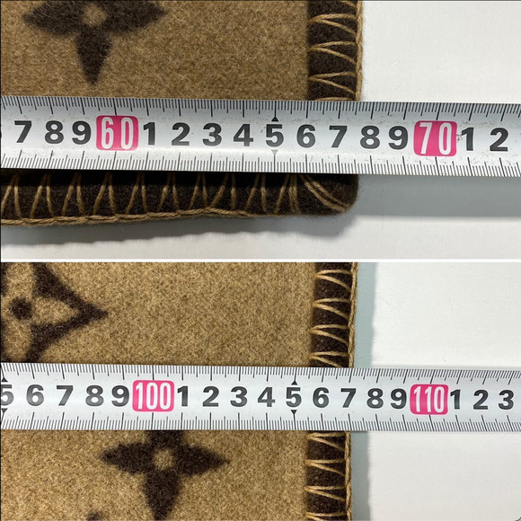 Louis Vuitton Catogram Blanket Lap Cashmere Grace Coddington Cats Throw Monogram - Picture 11 of 12